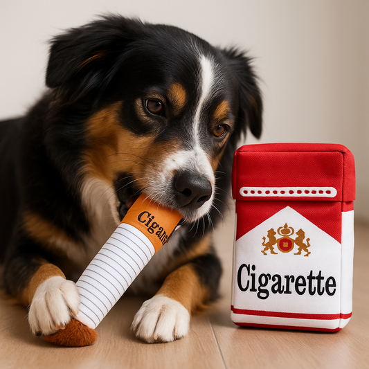 Cigar Chew Toy for a Dog